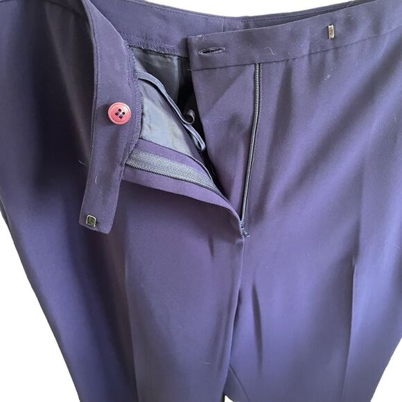 TAHARI Arthur S. Levine Purple 2 pc Career Pantsuit Women's Plus Size 14P - Picture 9 of 13